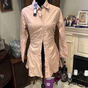 Fashion Nova Mocha Shirt Dress